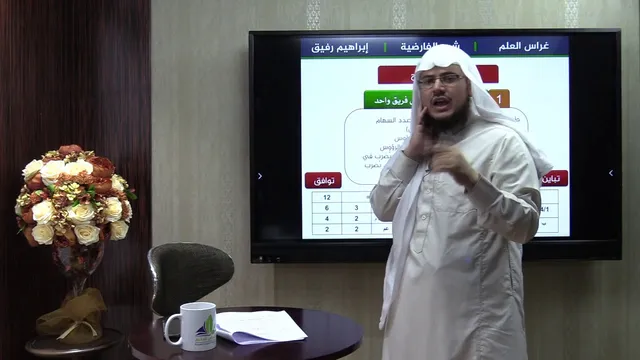 الفارضية (12)/ تكملة باب الانكسار والعول - إبراهيم رفيق