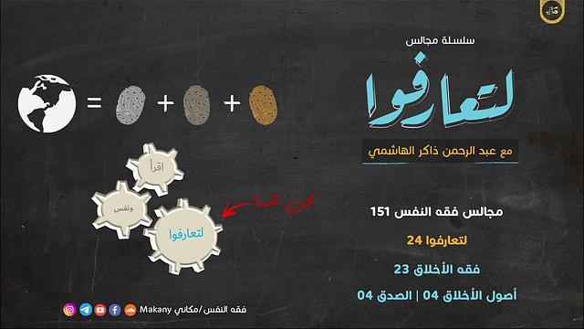 مجالس فقه النفس 151 | لتعارفوا 24 | فقه الأخلاق 23 | أصول الأخلاق 04 | الصدق 04 | مخادعات