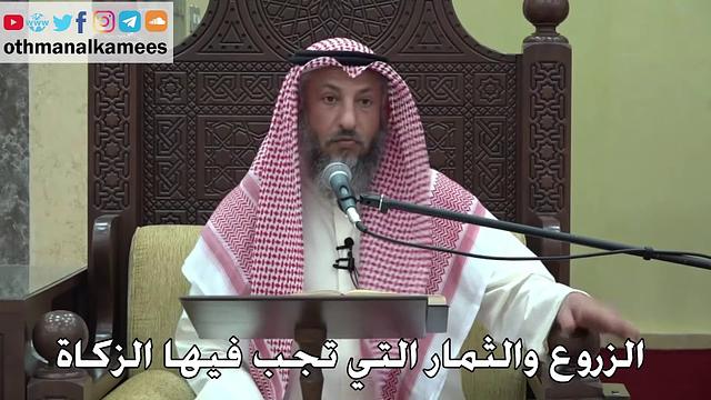 1078 - الزروع والثمار التي تجب فيها الزكاة - عثمان الخميس - دليل الطالب