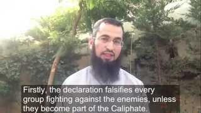 Why do we talk about the declaration of Caliphate?